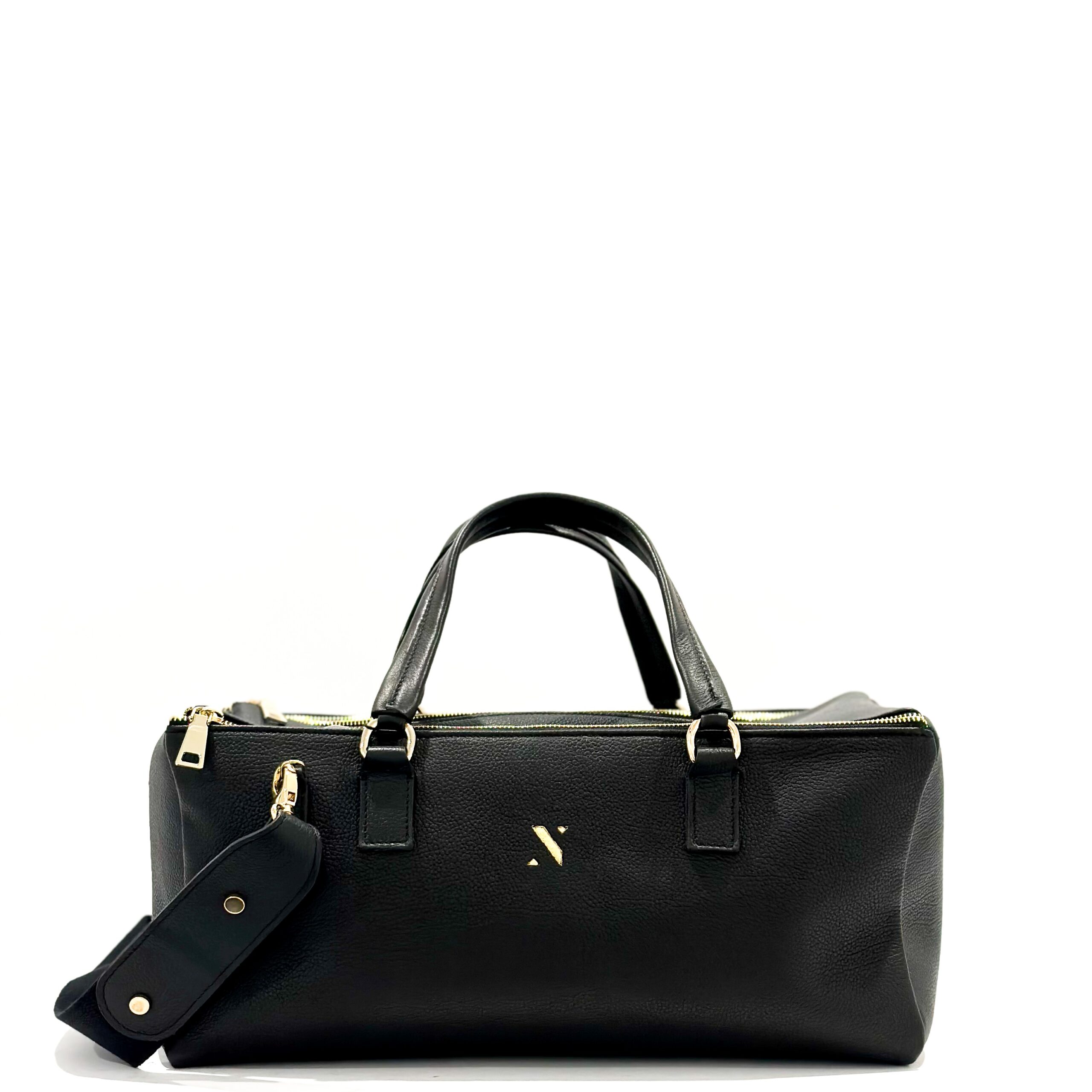 Borsa a bauletto in pelle stampata D05