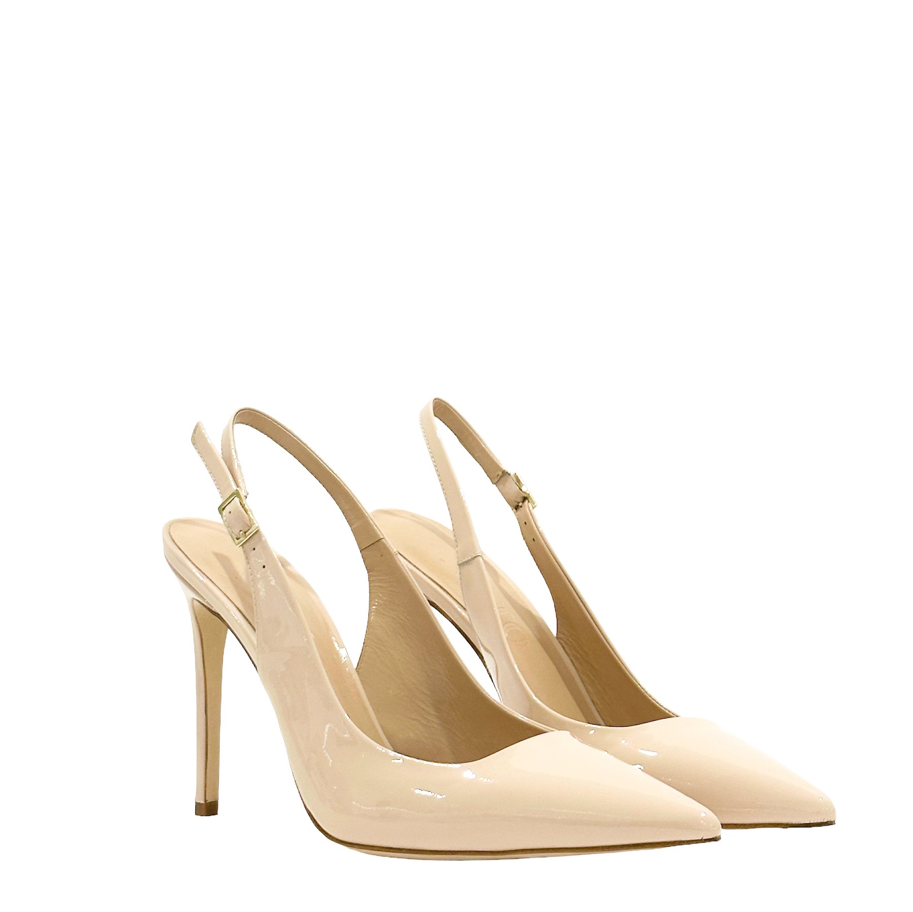 NOTO Decolleté Slingback in vernice ND