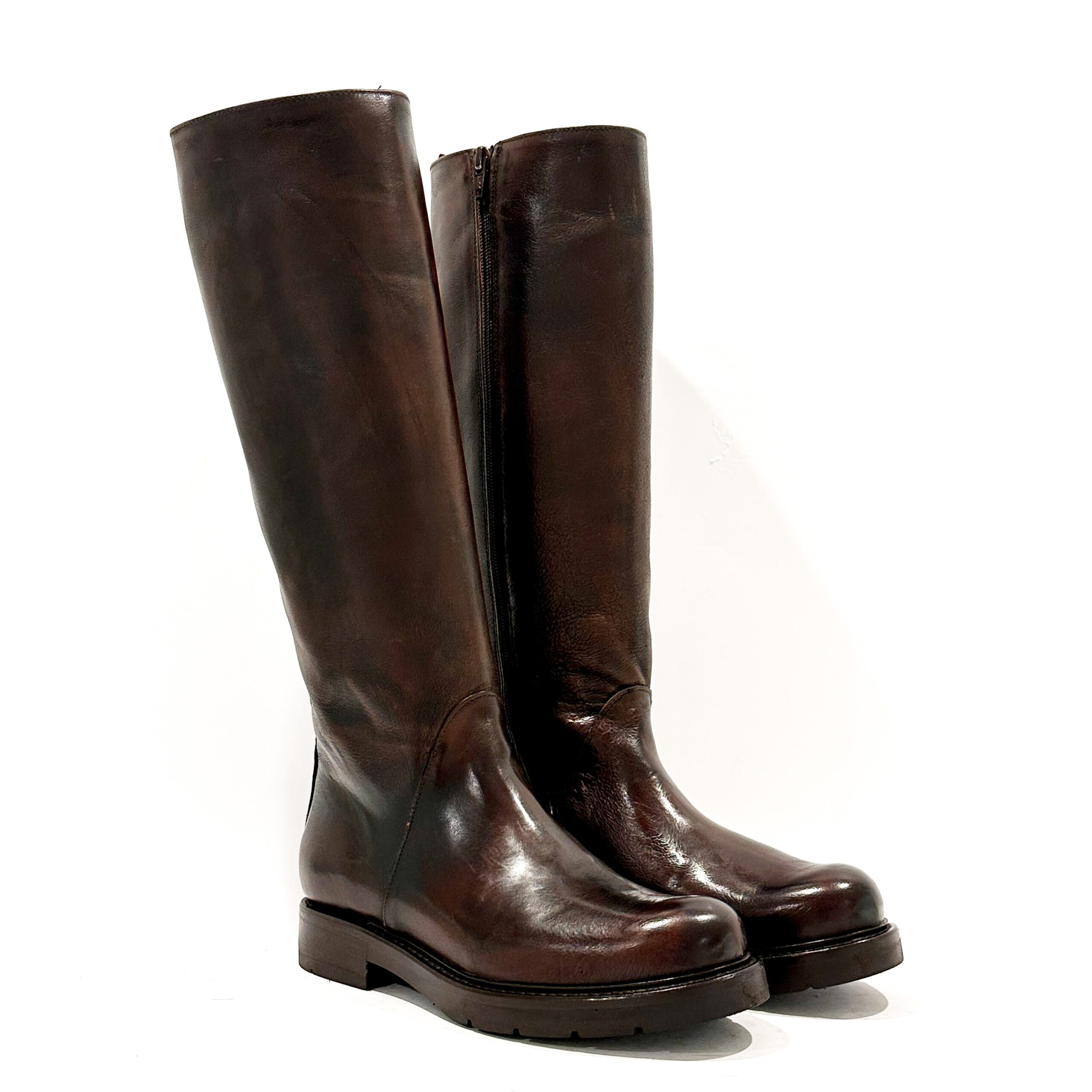 Stivale donna in pelle