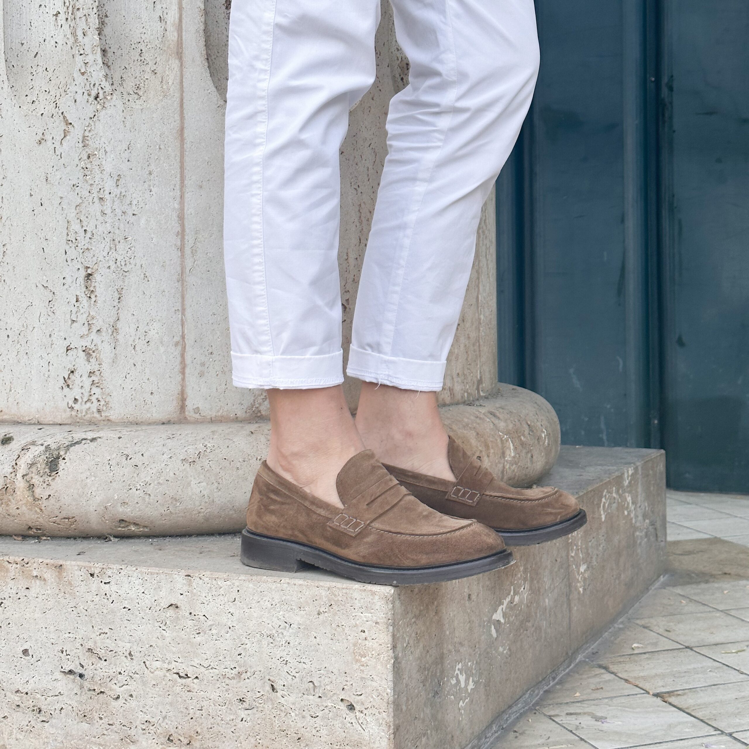 NOTO Mocassino uomo in pelle scamosciata